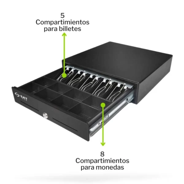 CAJON MONEDERO SAT 119Z NEGRO - Imagen 2